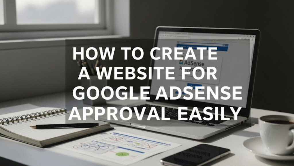 Simple layout ideas to build a website for Google AdSense easily