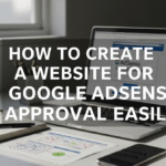 Simple layout ideas to build a website for Google AdSense easily