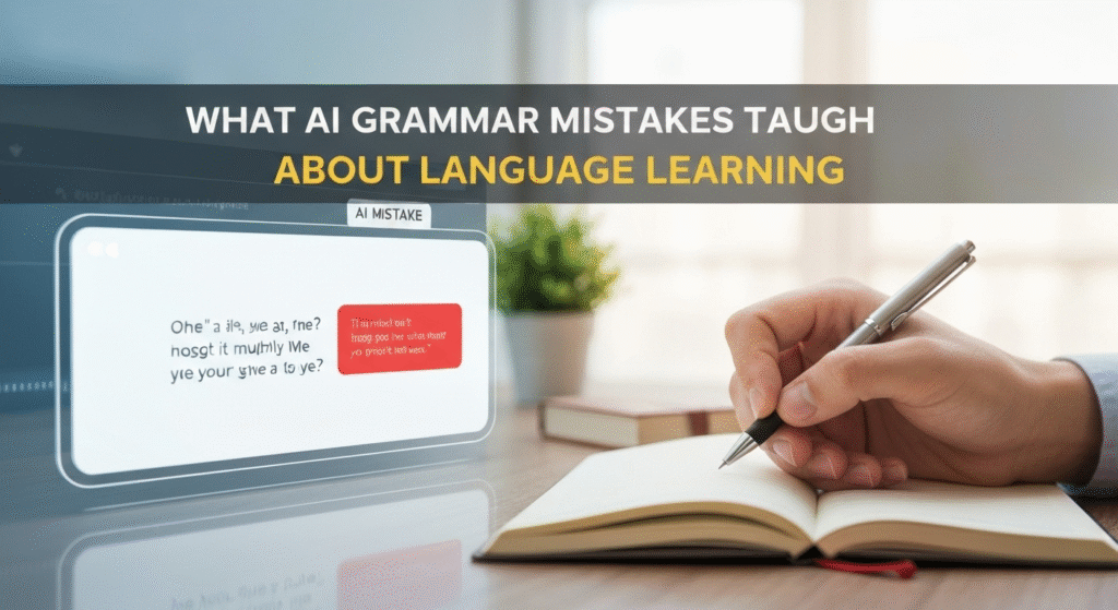 What AI Grammar Mistakes Taught Me About Language Learning