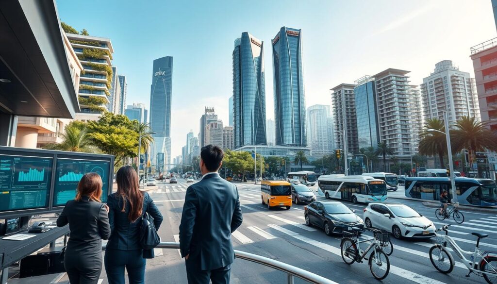 smart city traffic management system