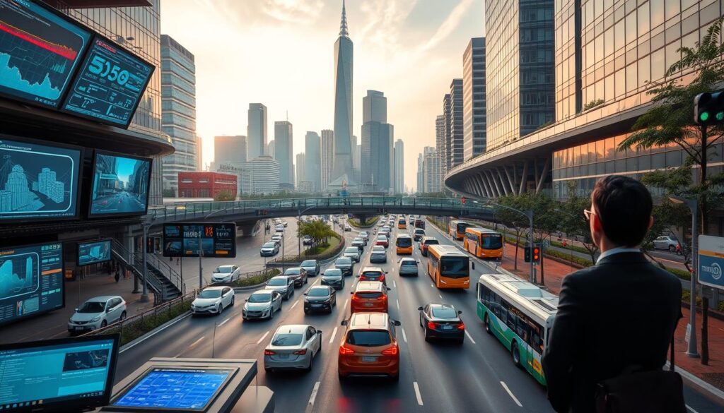 smart city traffic management system